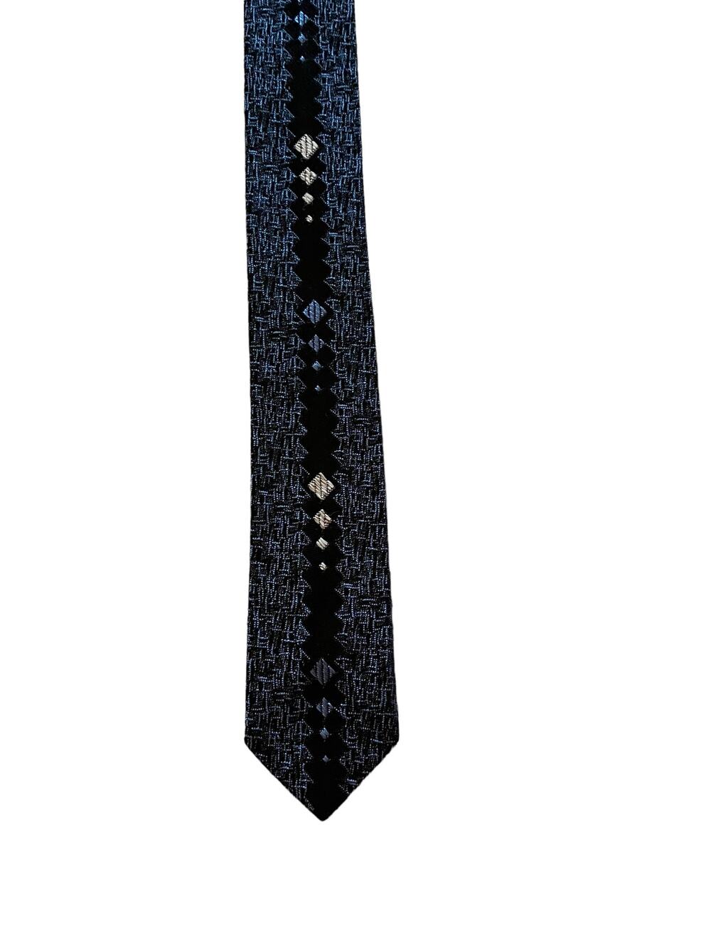 ViNTaGe Blue Super Skinny Rockabilly Rat Pack Swing Tie
